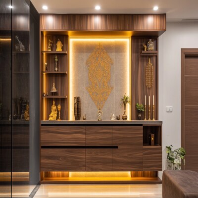 Aluminium Pooja Room in Vizag